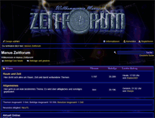 Tablet Screenshot of manus-zeitforum.de